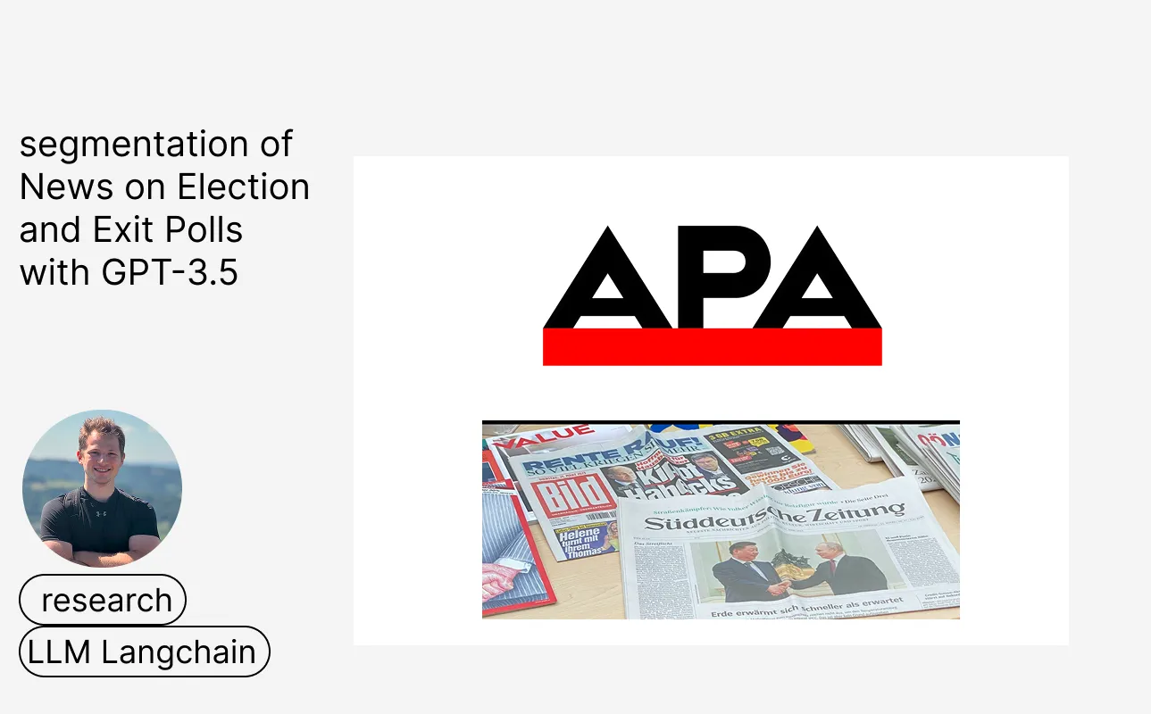APA – Article Segmentation and Highlighting Key Topics from Austrian Elections Exit Polls