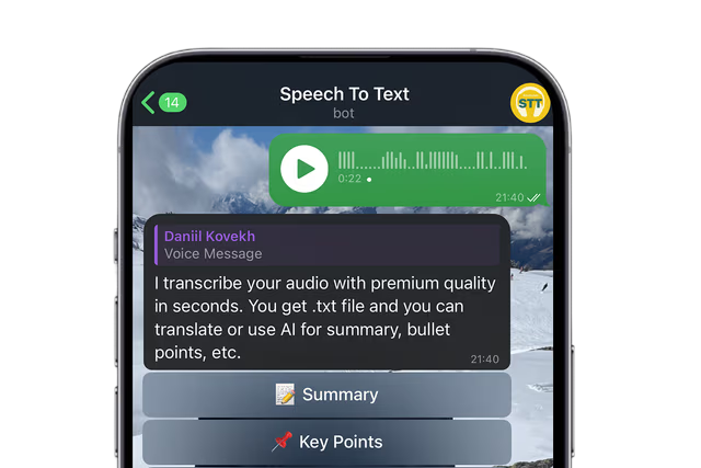 Speech Into Text